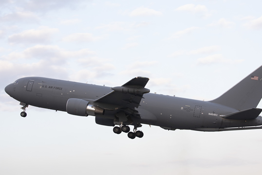 U.S Air Force KC-46 Pegasus (Photo by Yasuo Osakabe Courtesy of the 374th Airlift Wing Public Affairs)